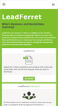Mobile Screenshot of leadferret.com
